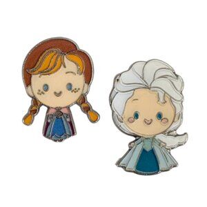 Frozen Disney Pins: Cutie Anna and Elsa